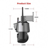 The image of the dimensions of V380 camera