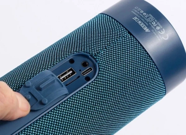 The image of a portable Bluetooth speaker modem coat model msp-03